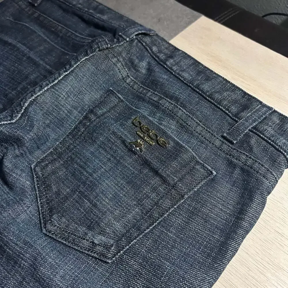 Bebe Premium Denim Women's Dark Wash Bootcut Jeans Made in USA Size 30